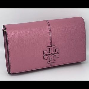 Tory Burch McGraw Wallet Crossbody NWT Pink Magnolia